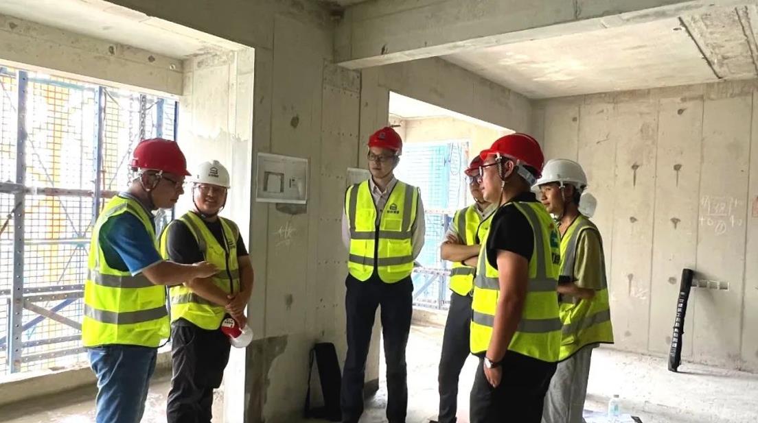 中建七局南方公司到访开云篮球_开云篮球(中国集团)股份有限公司建筑科技建造项目考察交流